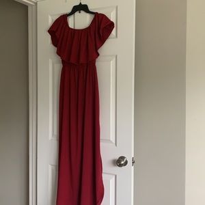 Dark Red, M Dress